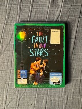 The Fault in Our Stars Blu‑Ray/DVD SteelBook — Black with Green Border